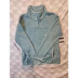 Eddie Bauer Women's WR Radiator‎ 2.0 Snap Pullover - Pebble Blue (M) NWT